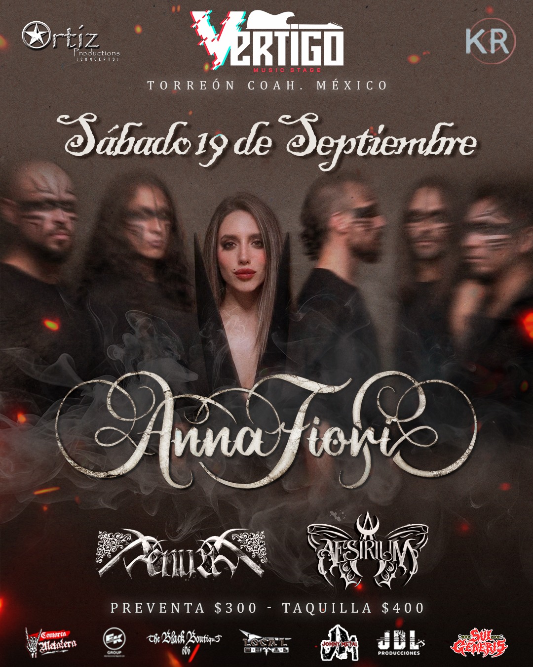 Cartel Anna Fiori Torreón